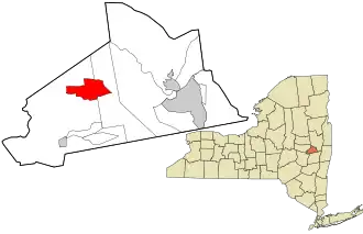 Location in Schenectady County in the state of New York.