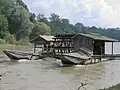 A ship mill on the Mur River near Verzej, Slovenia