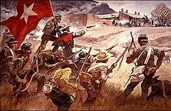 The Battle of Glorieta Pass.