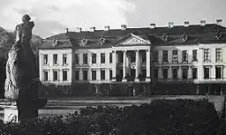Friedrichstein Palace, 20 km east of Königsberg, burnt down by the Red Army in January 1945