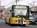 U.S. base school bus, Okinawa.