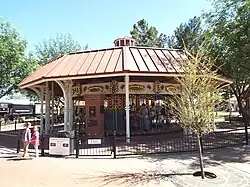 The Charro Carousal, built in 1950 and located in the McCormick-Stillman Railroad Park.