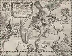 Scutum Sobiescianum – Shield of Sobieski on the sky, by Johannes Hevelius, 1690