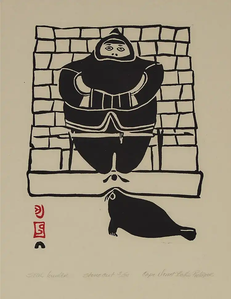 Seal Hunter by Joseph Pootoogook.jpg