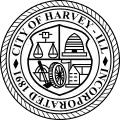 Official seal of Harvey, Illinois