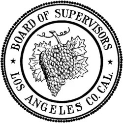 Seal of the County of Los Angeles (1887–1957)