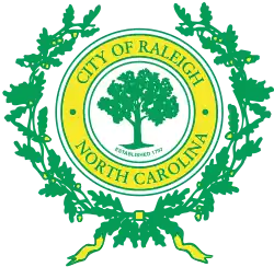 Official seal of Raleigh