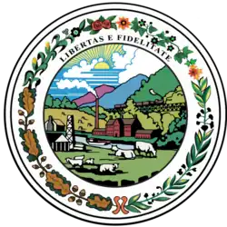 Seal of West Virginia (reverse)