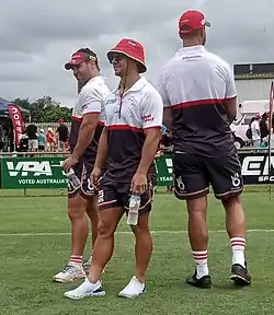 Sean O'Sullivan, Kodi Nikorima and Jesse Bromwich