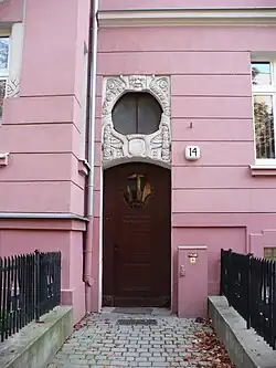 Decorated portal