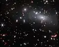 Observation from the James Webb Space Telescope the massive galaxy cluster RX J2129.[33]