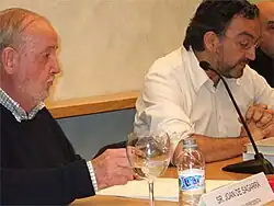 Sagarra (left) and Xavier Pla