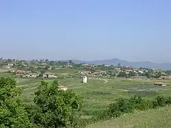 Aerial view of the village