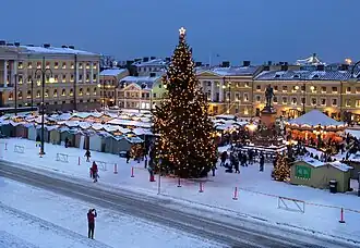 Each year The Helsinki Christmas Market (Tuomaan Markkinat) is held in December