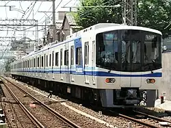 A Semboku 7000 series EMU