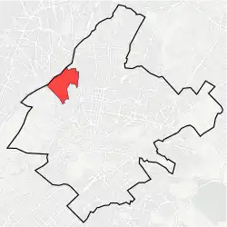 Location within Athens municipality