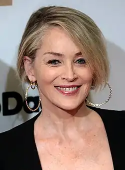 Sharon Stone, Worst Actress winner and Worst Screen Couple co-winner.