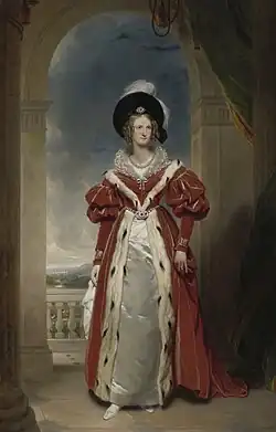 Portrait of Queen Adelaide, 1836