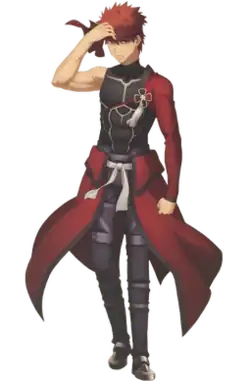 An image with the main protagonist of Fate/stay night