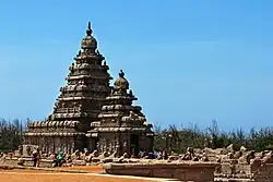 A Hindu temple in stone