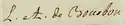 Louis Alexandre de Bourbon's signature