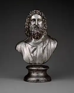 Roman bust of Serapis; 2nd century; 15.6×9.5 cm; Metropolitan Museum of Art