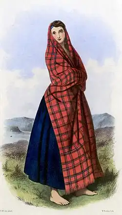 "Sinclair", another reconstruction from The Clans of the Scottish Highlands, 1845