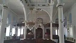 Interior of the Signora Giveret Synagogue of İzmir