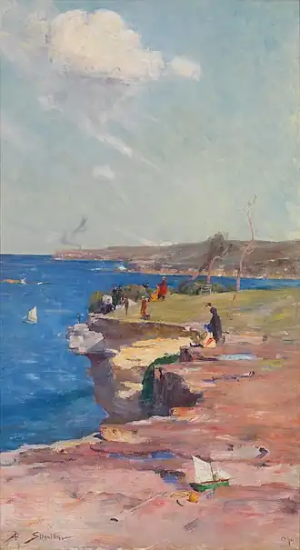 Arthur Streeton, Blue Pacific, 1890