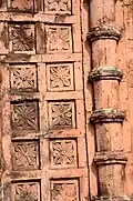 Terracotta relief at Sitalananda temple