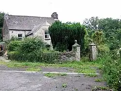 Llwyngoras, including garden walls with gate piers