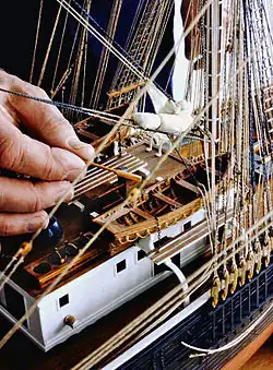 Detail of a full-rigger