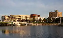 Downtown Manitowoc on the Manitowoc River