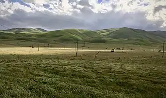 Small oil field near Reward, Calif.