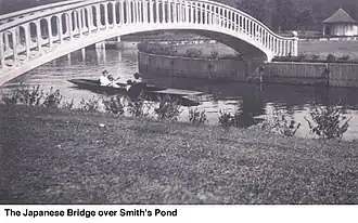 Single arch 60&nbsp;ft (18&nbsp;m) span Smith-Ransome Japanese Bridge