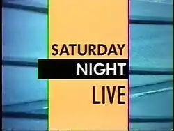 The title card for the twelfth season of Saturday Night Live.