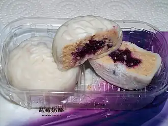 Cheese and blueberry