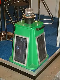 A solar navigation light