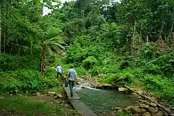 Kongulai river at the water source.