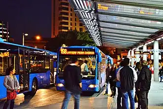 Photo of buses at Solomou Square in Nicosia