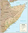 Administrative divisions of Somali Democratic Republic in 1991