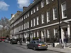 Numbers 1–8 and Attached Railings