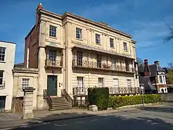The Judges Lodgings and attached Front Piers Walls and Balustrades