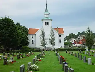 End view of the church
