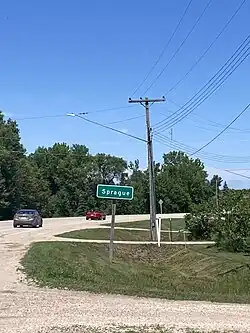 Sprague from the southern entrance