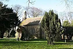 St Martin's church, Kirmond-le-Mire, Lincolnshire, to the design by Nicholson.