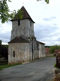 The church in Saint-Martin-le-Pin