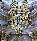 Heinrich von Bibra coat of arms from over altar of St. Blasius