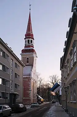 Nikolai street with St. Elizabeth's Church
