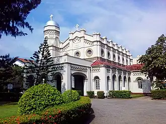 St. Paul's Church, Milagiriya, one of the oldest churches in Sri Lanka, first built by the Portuguese and re-built by the British.
